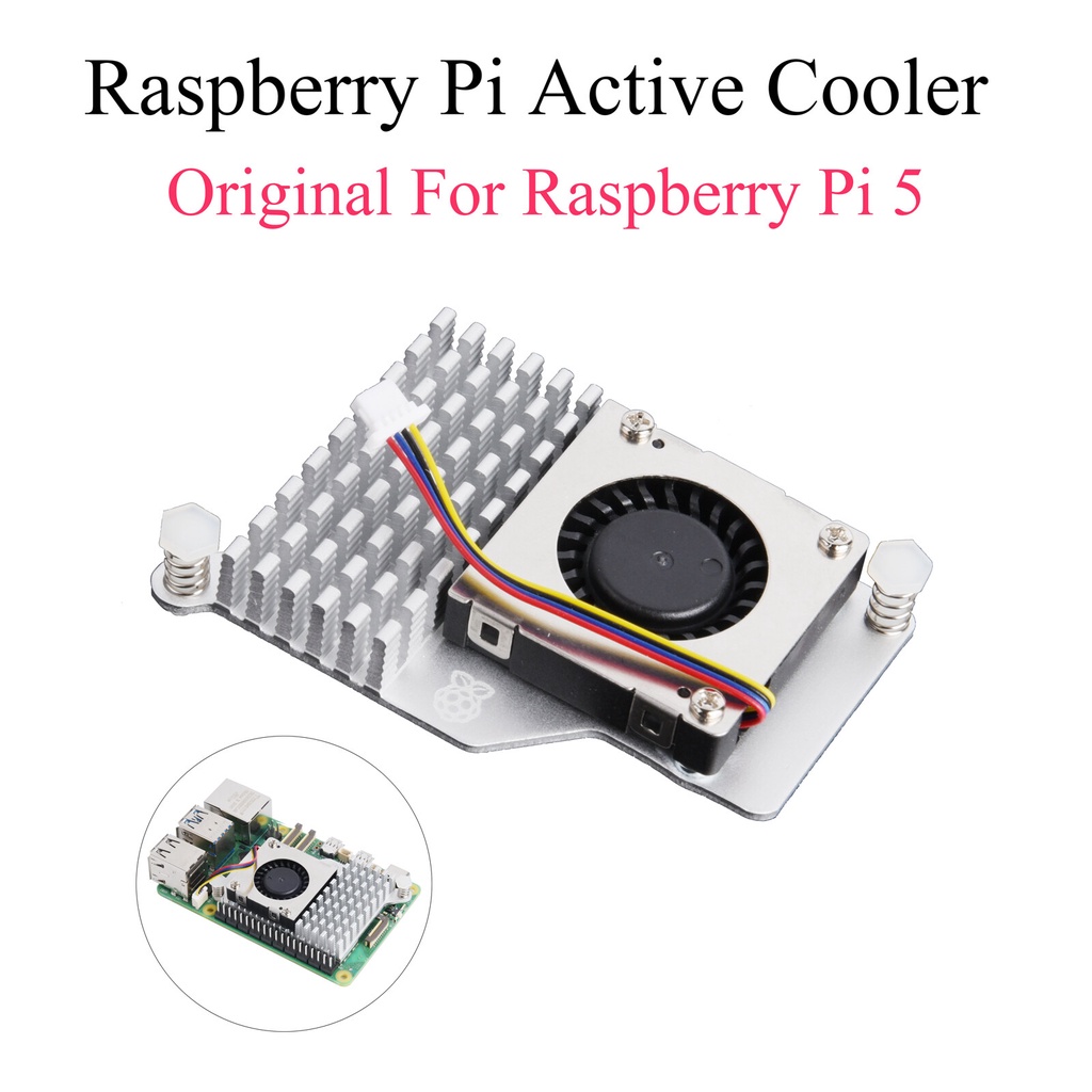 Figure 5 — 5 — The active cooler that forms the PiFlux Active Cooling System, for sustained-load thermal management. Photo via web search (personal-reference use).