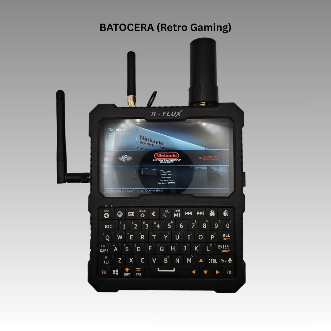 Figure 7 — 7 — Batocera's EmulationStation game launcher running on the PiFlux. Photo: Carbon Computers, carboncomputers.us.
